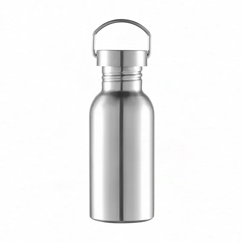 Zwarte sportwaterfles