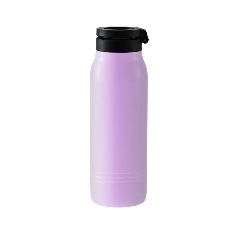 Lavendel magnetische deksel roestvrijstalen waterfles