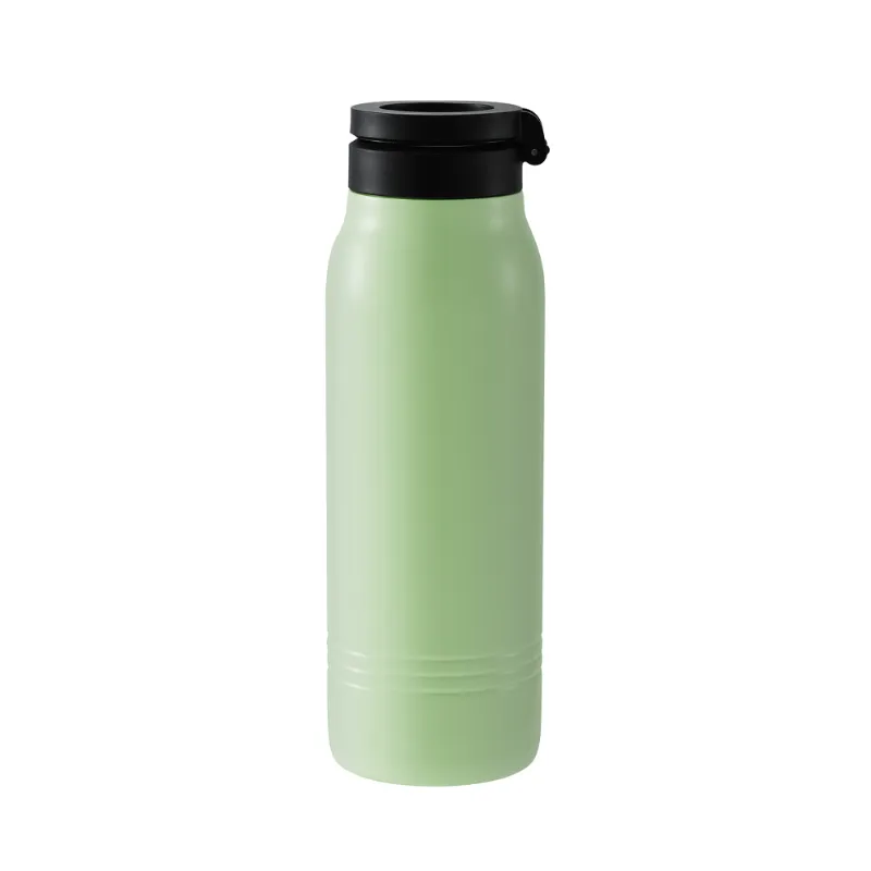 Roestvrijstalen fles met magnetisch klepdeksel